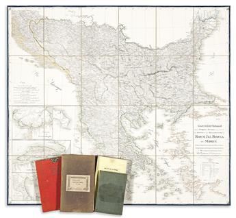 (CASE MAPS.) Group of 9 nineteenth-and-early-twentieth-century engraved or lithographed case maps of various locations.